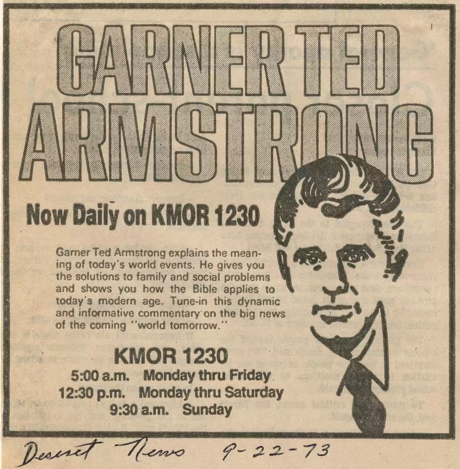 Deseret News, Salt Lake City, 9-22-73